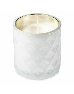 Свеча декоративная в стакане неароматизированная белая Spaas