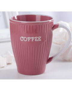 Кружка Coffee 270 мл цвет розовый Sima-land