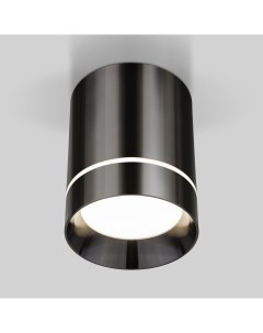 Потолочный акцентный светильник DLR021 9W 4200K Черный жемчуг Elektrostandard