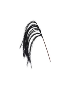 Декоративная ветка ПЬЮМЭ искусственные перья черная 130 см Koopman international