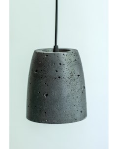 Люстра Светильник потолочный подвесной черный уличный декоративный из бетона лофт Beton_derevo_metal