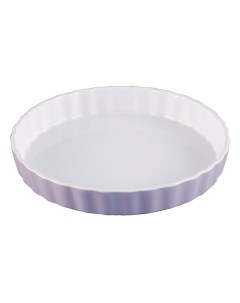 Форма керамика круглая 24 5х24 5х4см лиловый Appetite