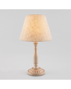 Классическая настольная лампа 01060 1 белый с золотом Eurosvet