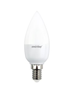 Лампа светодиодная Свеча 9 5W Е14 3000K Smartbuy