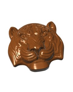 Форма для шоколада пластиковая тигра барельеф 2 Anymolds