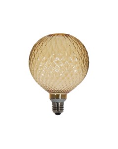 Декоративный плафон лампа МИРРА с рифлением золотистая 12 5 см цоколь Е27 Edelman