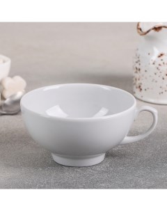Чашка чайная Дулевский фарфор Рубин 220 мл цвет белый Nobrand