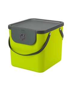 Мусорный контейнер для бытовых отходов Albula 40 л светло зеленый Rotho