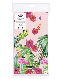 Скатерть Silk Aloha Floral бумажная 138 х 220 см Duni