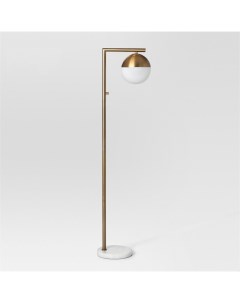 Торшер Geneva Single Glass Globe Floor Lamp Imperiumloft