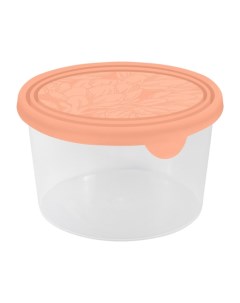 Контейнер для продуктов HELSINKI Artichoke 0 5 л круглый цвет персиковая карамель Plastic centre