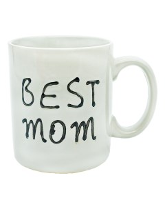 Кружка Best Dad Best Mom керамика бежевая 600 мл Atmosphere®