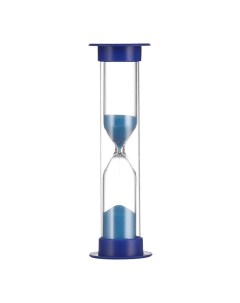 Песочные часы Саммит на 5 минут 9 х 3 см синие 4 шт Nobrand