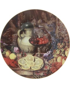 Тарелка настенная 27 см декор Натюрморт с фруктами Thun