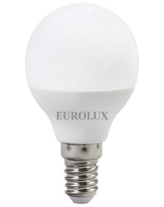 Лампа светодиодная LL E G45 7W 230 2 7K E14 Eurolux