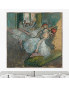 Репродукция картины на холсте Балерины 1890г Размер картины 105х105см Картины в квартиру