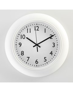 Часы Часы настенны серия Классика d 30 см белые Troyka