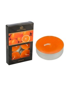 Свечи чайные ароматические 6 шт Апельсин Kukina raffinata