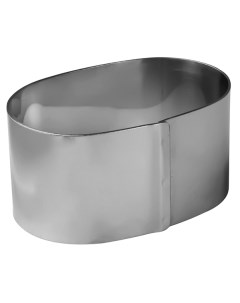 Форма кондитерская Овал серебряный металл DM05 Prohotel