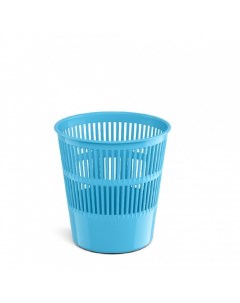 Корзина для бумаг и мусора Pastel 9 литров пластик сетчатая голубая Erich krause