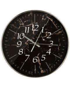 Часы Настенные Marble Цвет Черный 30 5х30 5х4 5 см Lefard