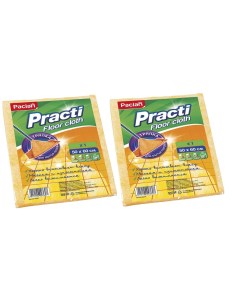 Комплект Practi Floor cloth Тряпка для мытья полов 50 х 60 см х 2 упак Paclan