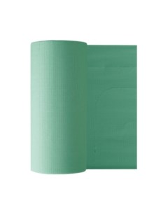 Фартук PG30 Monoart бумажно полиэтиленовый для пациентов зелёный 61х53 см 80 шт Euronda