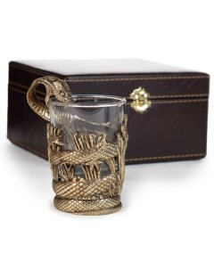 Подарочный стакан для виски Змей 280 мл Nobrand