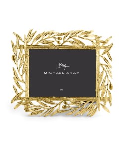 Рамка для фото Michael Aram Золотая оливковая ветвь 25х20 см Interior office