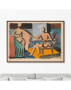 Репродукция картины на холсте Atelier 1930г 75х105см Картины в квартиру