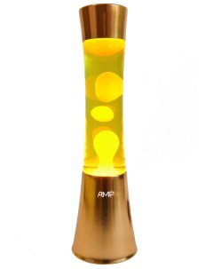 Лава лампа Grace Оранжевая Желтая 39 см Amperia