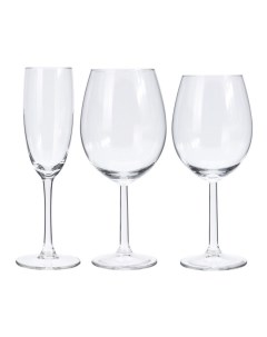 Набор бокалов для вина и шампанского ВИНИССИМО стекло 18 штук Koopman international