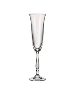 Бокалы для шампанского Fregata прозрачные 190 мл 2 шт Crystalite bohemia
