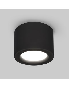 Накладной потолочный светильник DLR026 6W 3000K черный матовый Elektrostandard