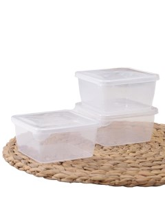 Набор контейнеров Kitchen Collection Frozen для заморозки 0 45 л 3 шт Plast team