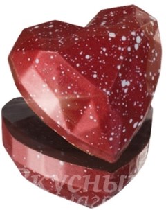 Форма для конфет Алмазное сердце Сhocolate Jewels Martellato MA1993 Diamond
