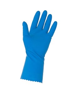 Перчатки хозяйственные нитриловые голубые р р М 1 пара Vileda
