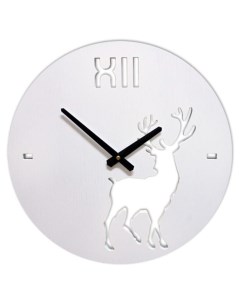 Часы Настенные часы CL 40 1 3 White Deer Белый олень Castita