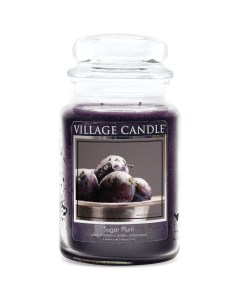 Ароматическая свеча Сладкая Слива большая Village candle
