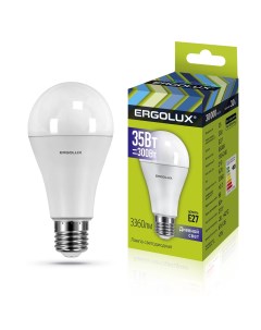 Лампа светодиодная LED A70 35W E27 6K Ergolux