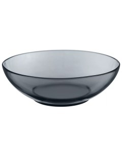 Тарелка глубокая для супа Crystal Rock Grey 19 см серая Гласс инк