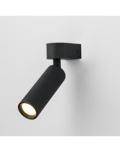 Настенный светодиодный светильник спот Pitch 20143 1 LED черный 4200 К 3 Вт Eurosvet
