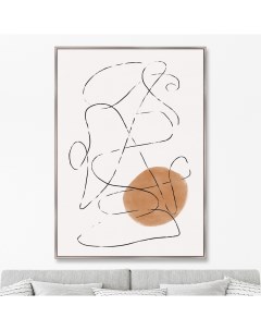 Репродукция картины на холсте Basketball battle Размер картины 75х105см Картины в квартиру
