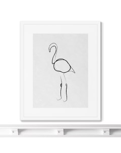Репродукция картины в раме Flamingo Размер картины 42х52см Картины в квартиру