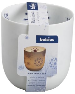 Подсвечник белый для чайных свечей 75x70 Bolsius