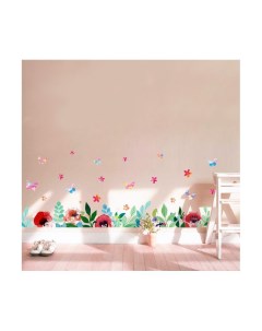 Интерьерная наклейка Акварельные цветы Fachion stickers