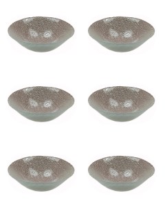 Набор салатников стекло Аксам Ривьера жемчуг диаметр 15см 6шт 15735 1 Akcam