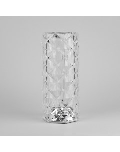 Настольный светильник лампа кристальная цилиндр 115030 Агро мадана