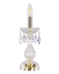 Настольная лампа 101L 1 27 G хрустальная Bohemia ivele crystal