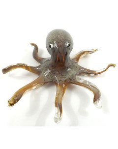 Фигурка Жемчужный осьминог 25х8 см Art glass